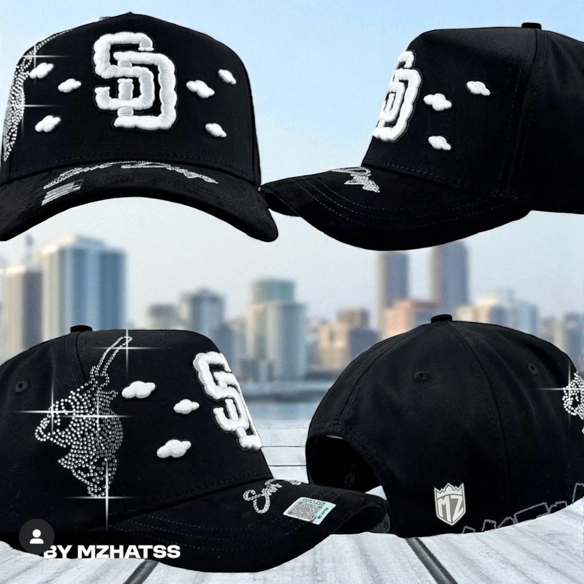 MZ Hats (SD Clouds Chrome Crystal)